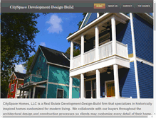 Tablet Screenshot of cityspacehomes.com